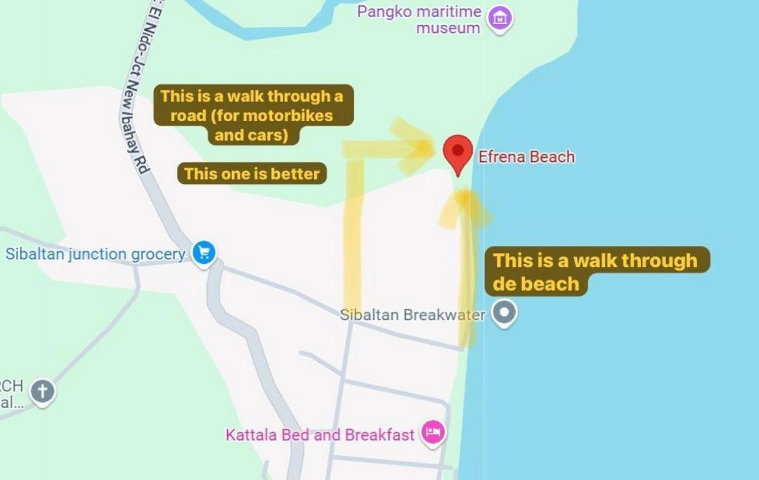 Efrena Agro Tourism Beach El Nido Eksteriør bilde