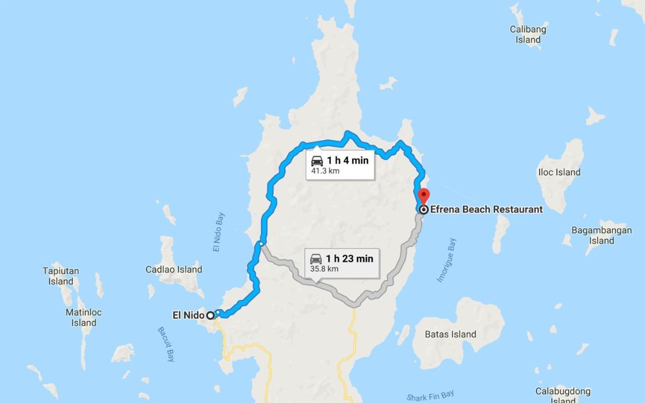 Efrena Agro Tourism Beach El Nido Eksteriør bilde